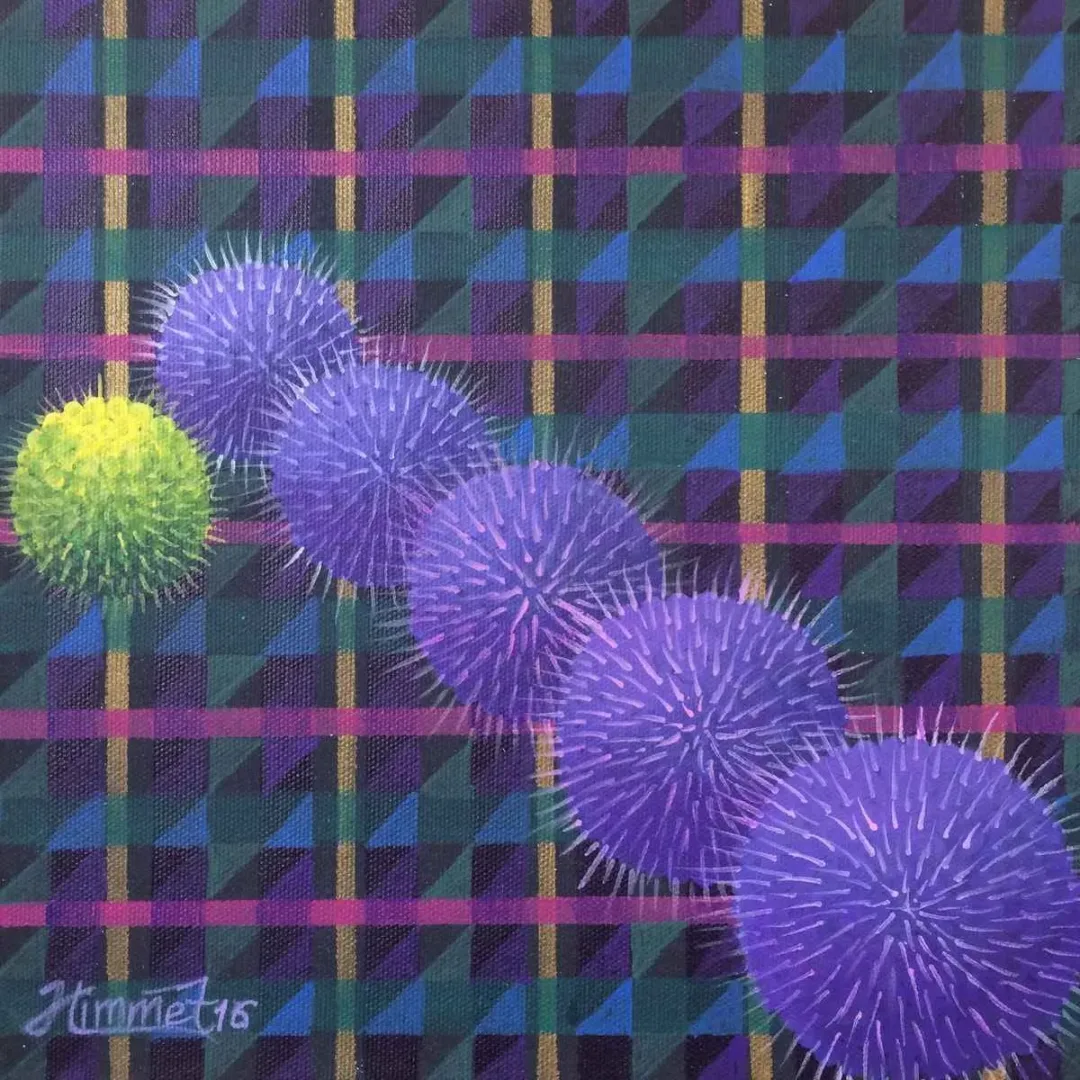 "isimsiz" eseri HİMMET GÜMRAH tarafından 2016 yılında 25x25 cm ölçülerinde Tuval üzeri yağlı boya tekniği ile yapılmıştır.