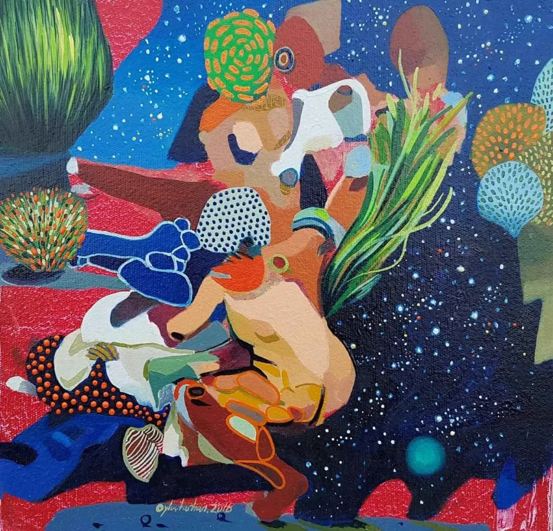 yakınlaştır "isimsiz" eseri LEVENT OYLUÇTARHAN tarafından 2016 yılında 25x25 cm ölçülerinde Tuval üzeri yağlı boya tekniği ile yapılmıştır.
