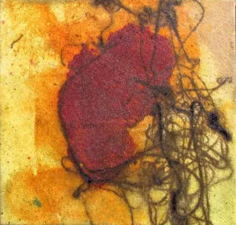 MEHDİ SAADETİ — “isimsiz”, 2016 "isimsiz" eseri MEHDİ SAADETİ tarafından 2016 yılında 25x25 cm ölçülerinde Tuval üzeri karışık teknik tekniği ile yapılmıştır.