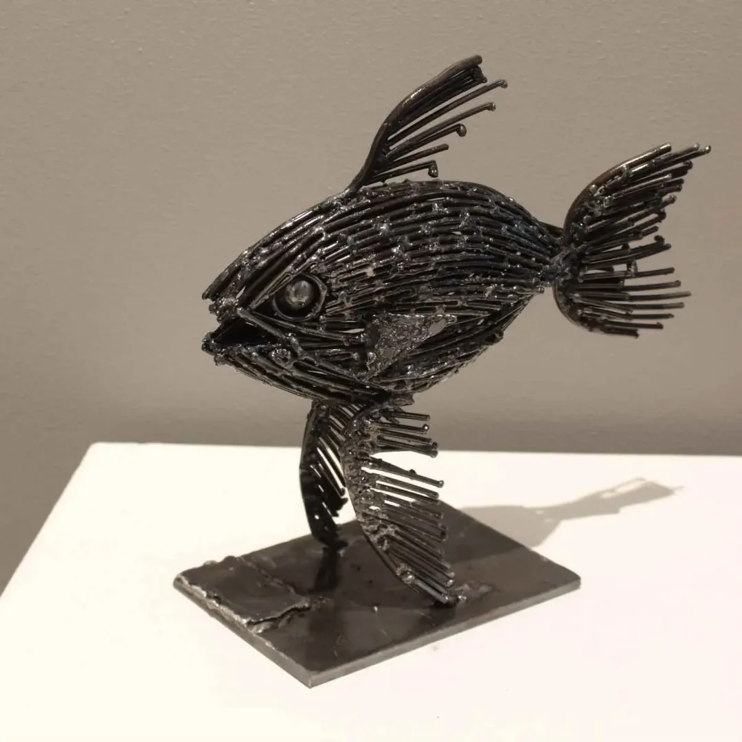 "Balık" eseri MURAT YILDIRIMÇAKAR tarafından 2016 yılında 23x23x11 cm ölçülerinde Metal tekniği ile yapılmıştır.