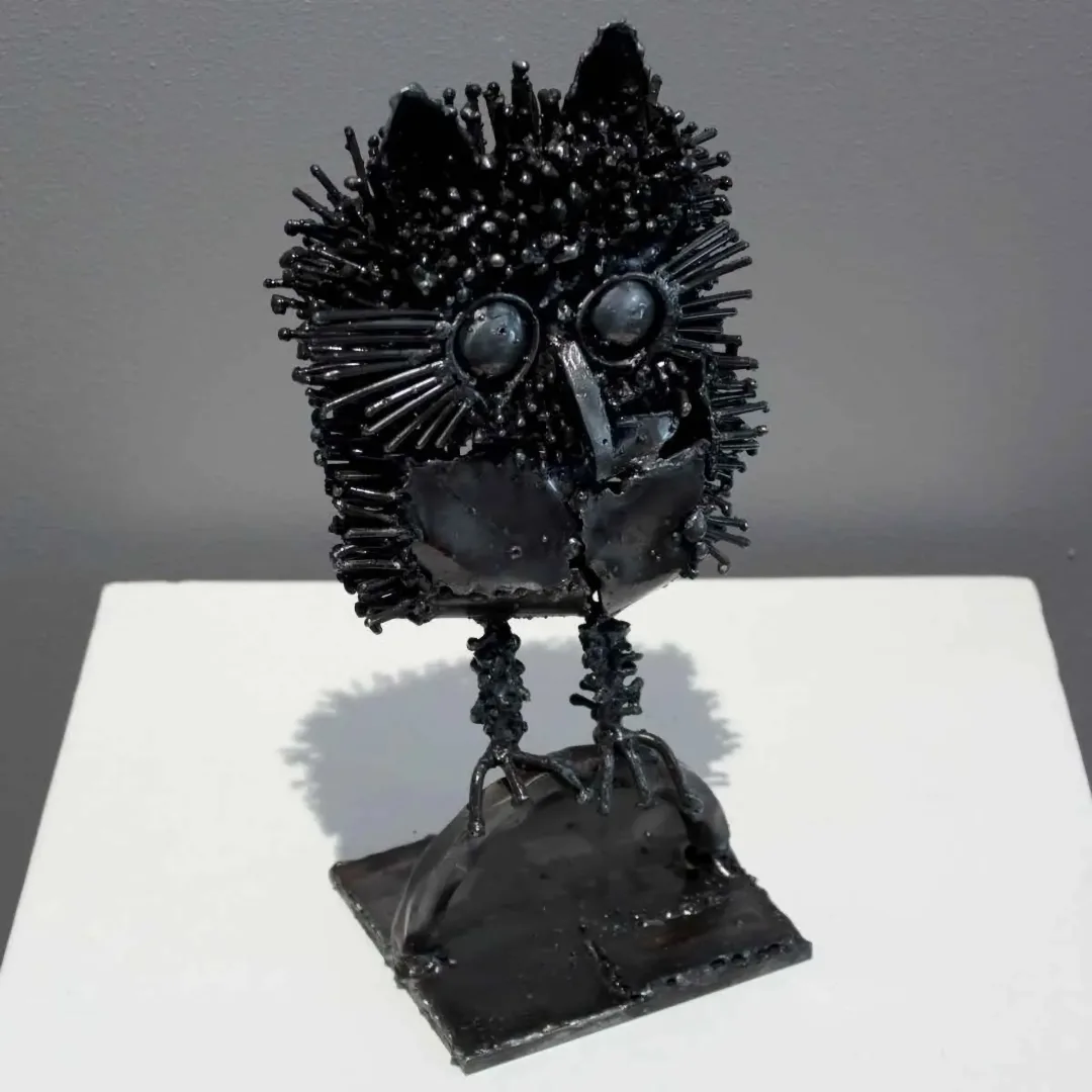 yakınlaştır "Baykuş" eseri MURAT YILDIRIMÇAKAR tarafından 2016 yılında 25x13x11 cm ölçülerinde Metal tekniği ile yapılmıştır.
