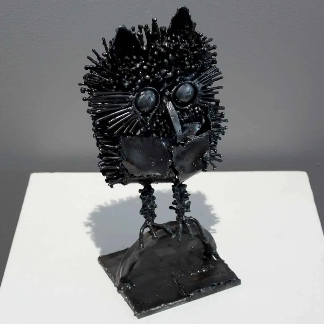 yakınlaştır "Baykuş" eseri MURAT YILDIRIMÇAKAR tarafından 2016 yılında 25x13x11 cm ölçülerinde Metal tekniği ile yapılmıştır.