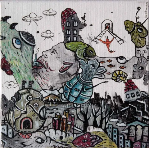 NESLİHAN ÖZGENÇ ERDOĞDU — “isimsiz”, 2016 "isimsiz" eseri NESLİHAN ÖZGENÇ ERDOĞDU tarafından 2016 yılında 25x25 cm ölçülerinde Tuval üzeri yağlı boya tekniği ile yapılmıştır.