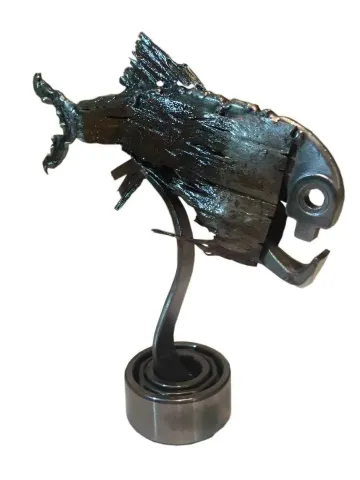 ASAF ERDEMLİ — “Balık”, 2016 "Balık" eseri ASAF ERDEMLİ tarafından 2016 yılında Metal tekniği ile yapılmıştır.