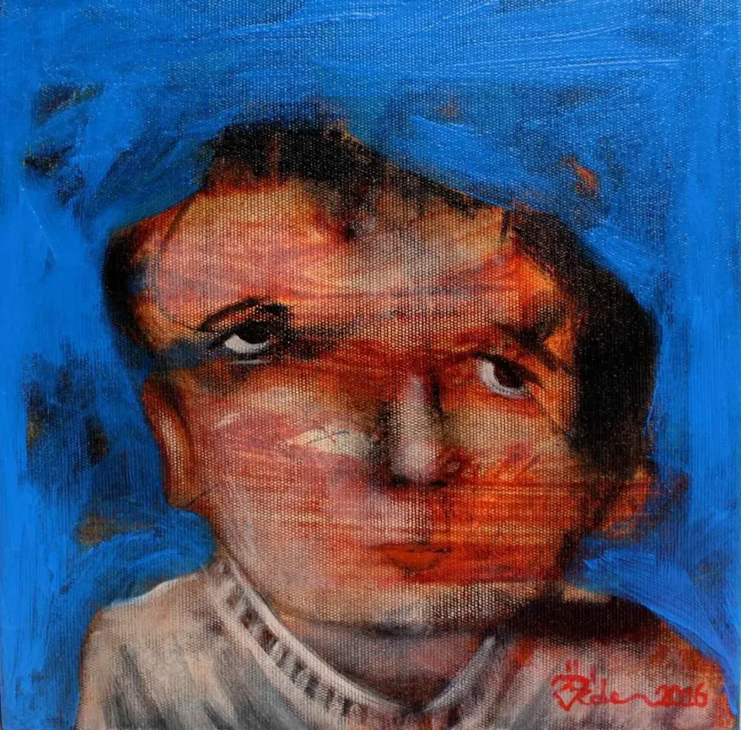 "isimsiz" eseri ÖZDEN GEZER tarafından 2016 yılında 25x25 cm ölçülerinde Tuval üzeri yağlı boya tekniği ile yapılmıştır.