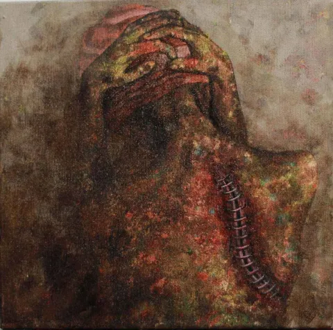 PARVİN GHORBANZADEH DİZAJİ — “isimsiz”, 2016 "isimsiz" eseri PARVİN GHORBANZADEH DİZAJİ tarafından 2016 yılında 25x25 cm ölçülerinde Tuval üzeri yağlı boya tekniği ile yapılmıştır.