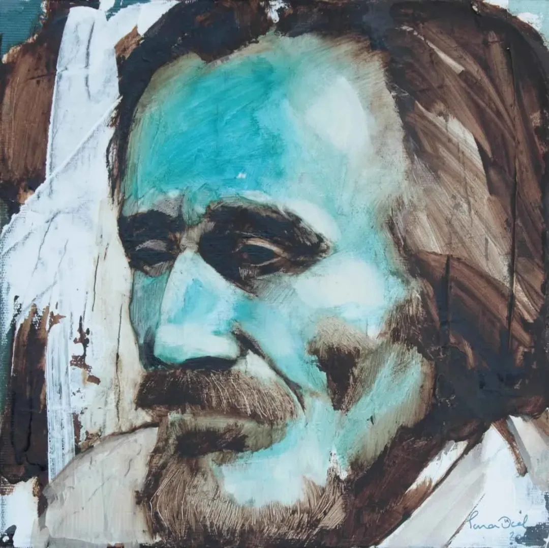 "isimsiz" eseri SEMA ÖCAL tarafından 2016 yılında 25x25 cm ölçülerinde Tuval üzeri yağlı boya tekniği ile yapılmıştır.