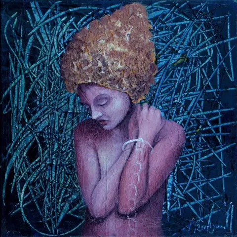AZAT YEMAN — “isimsiz”, 2016 "isimsiz" eseri AZAT YEMAN tarafından 2016 yılında 25x25 cm ölçülerinde Tuval üzeri yağlı boya tekniği ile yapılmıştır.