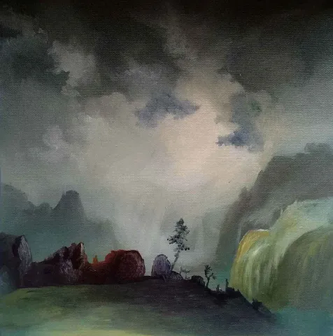 AĞIT UĞUR ULUDAĞ — “isimsiz”, 2016 "isimsiz" eseri AĞIT UĞUR ULUDAĞ tarafından 2016 yılında 25x25 cm ölçülerinde Tuval üzeri yağlı boya tekniği ile yapılmıştır.