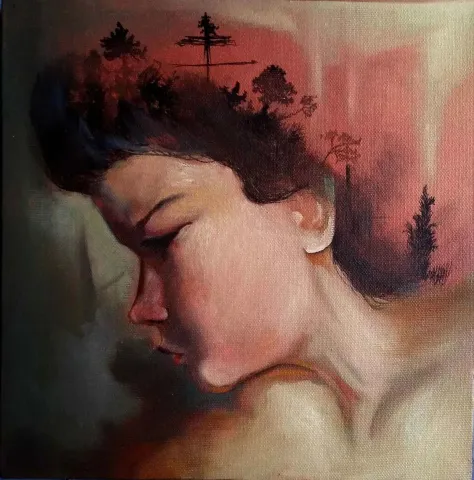 AĞIT UĞUR ULUDAĞ — “isimsiz”, 2016 "isimsiz" eseri AĞIT UĞUR ULUDAĞ tarafından 2016 yılında 25x25 cm ölçülerinde Tuval üzeri yağlı boya tekniği ile yapılmıştır.