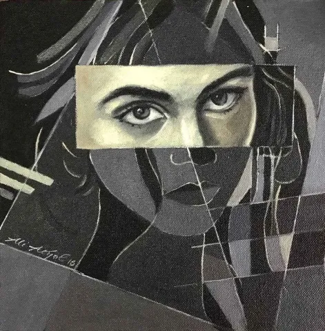 ALİ AKYOL — “isimsiz”, 2016 "isimsiz" eseri ALİ AKYOL tarafından 2016 yılında 25x25 cm ölçülerinde Tuval üzeri yağlı boya tekniği ile yapılmıştır.