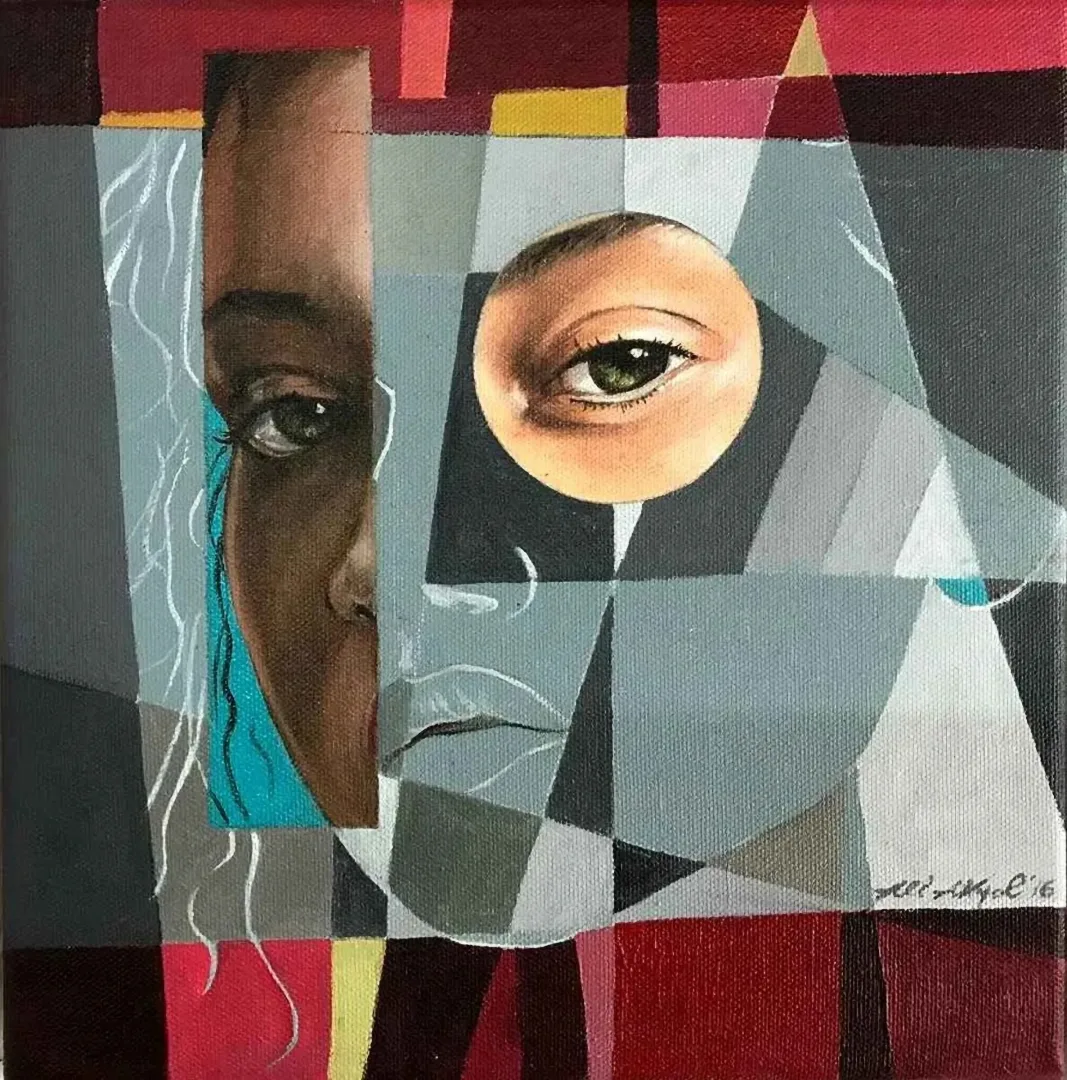 "isimsiz" eseri ALİ AKYOL tarafından 2016 yılında 25x25 cm ölçülerinde Tuval üzeri yağlı boya tekniği ile yapılmıştır.