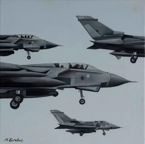 ALİ KARAKOÇ — “isimsiz”, 2016 "isimsiz" eseri ALİ KARAKOÇ tarafından 2016 yılında 25x25 cm ölçülerinde Tuval üzeri yağlı boya tekniği ile yapılmıştır.