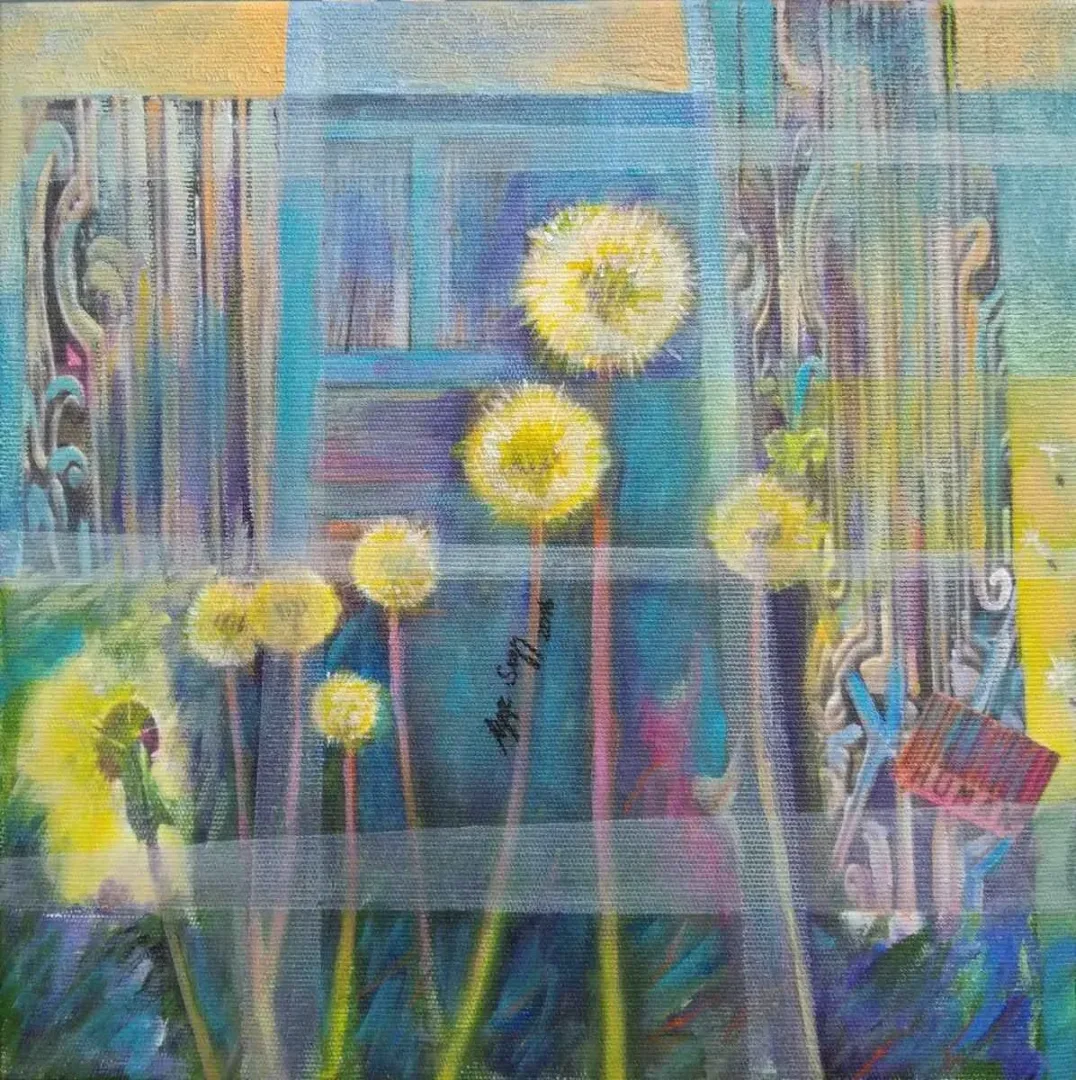 yakınlaştır "Ütopik Hayatlar" eseri AYŞE SEZER tarafından 2016 yılında 25x25 cm ölçülerinde Tuval üzeri yağlı boya tekniği ile yapılmıştır.