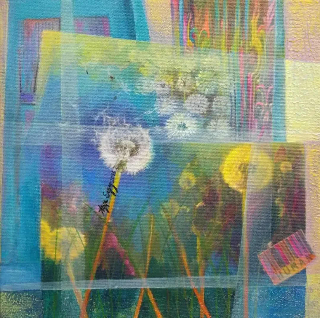 yakınlaştır "Ütopik Hayatlar" eseri AYŞE SEZER tarafından 2016 yılında 25x25 cm ölçülerinde Tuval üzeri yağlı boya tekniği ile yapılmıştır.