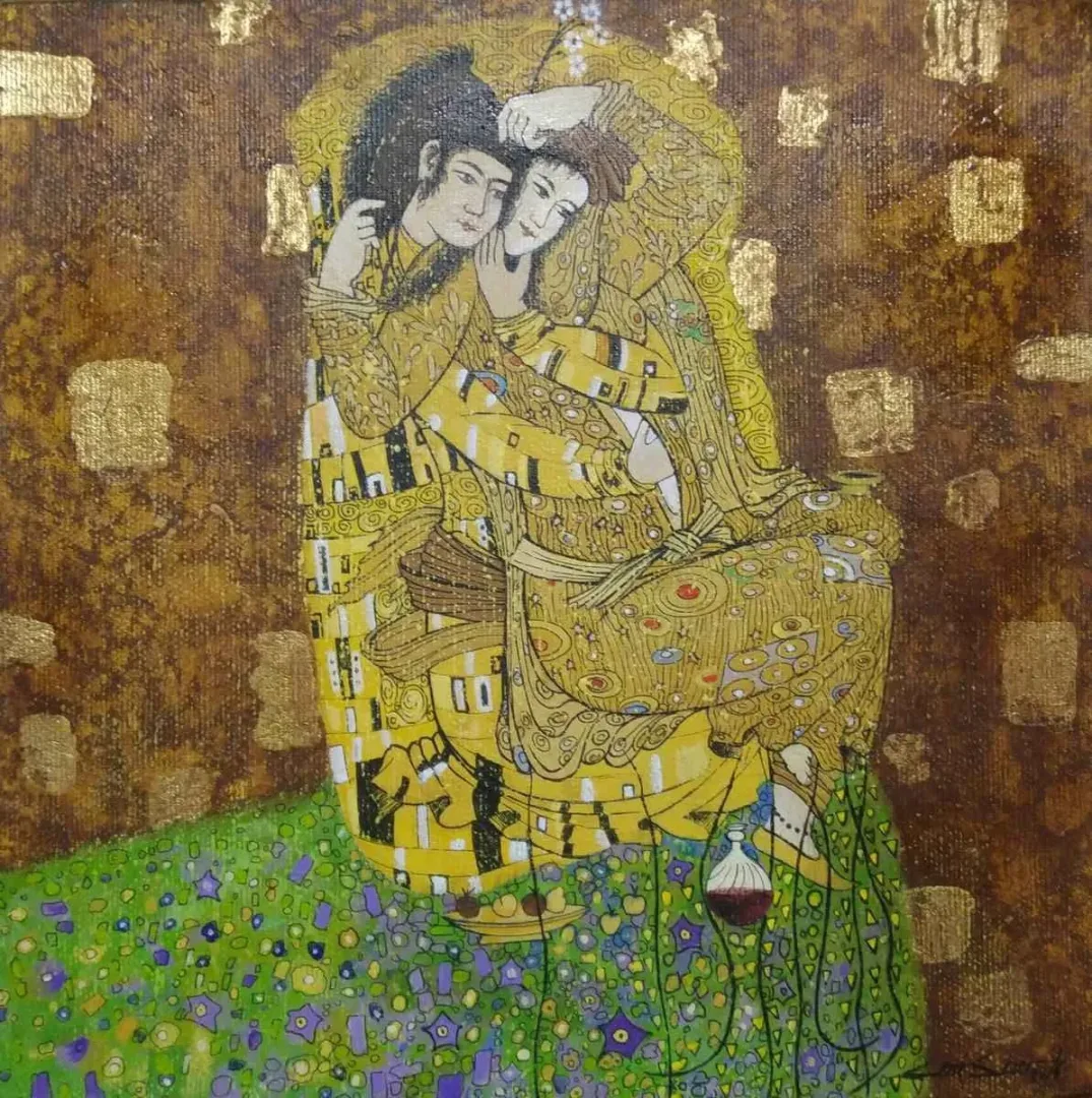 yakınlaştır "Düet" eseri CENK SEZER tarafından 2016 yılında 25x25 cm ölçülerinde Tuval üzeri yağlı boya tekniği ile yapılmıştır.