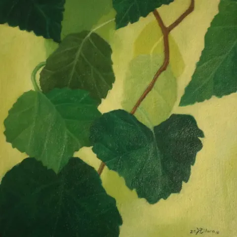 DİLARA KOZ — “isimsiz”, 2016 "isimsiz" eseri DİLARA KOZ tarafından 2016 yılında 25x25 cm ölçülerinde Tuval üzeri yağlı boya tekniği ile yapılmıştır.