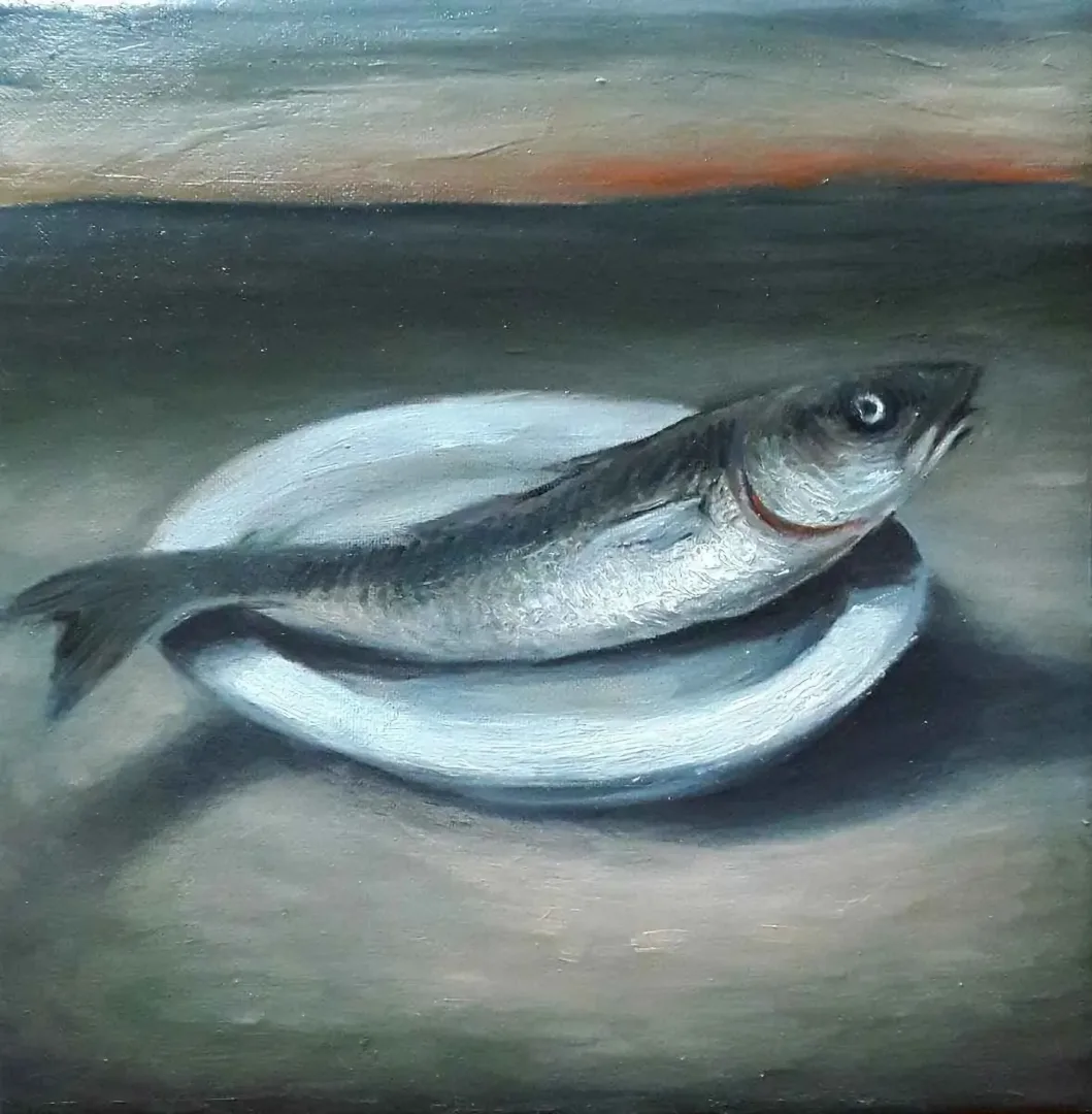 "isimsiz" eseri ERDİ KORKMAZ tarafından 2016 yılında 25x25 cm ölçülerinde Tuval üzeri yağlı boya tekniği ile yapılmıştır.