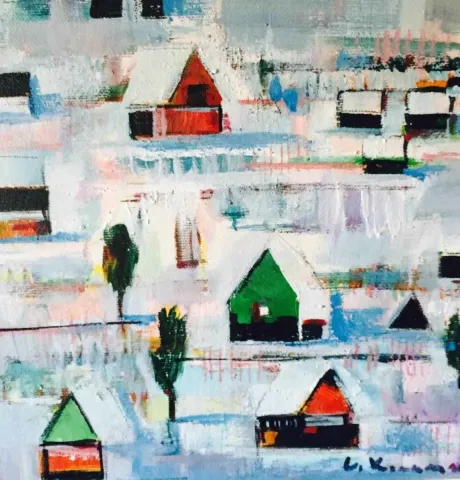 CEVDET KOCAMAN — “isimsiz”, 2016 "isimsiz" eseri CEVDET KOCAMAN tarafından 2016 yılında 25x25 cm ölçülerinde Tuval üzeri yağlı boya tekniği ile yapılmıştır.