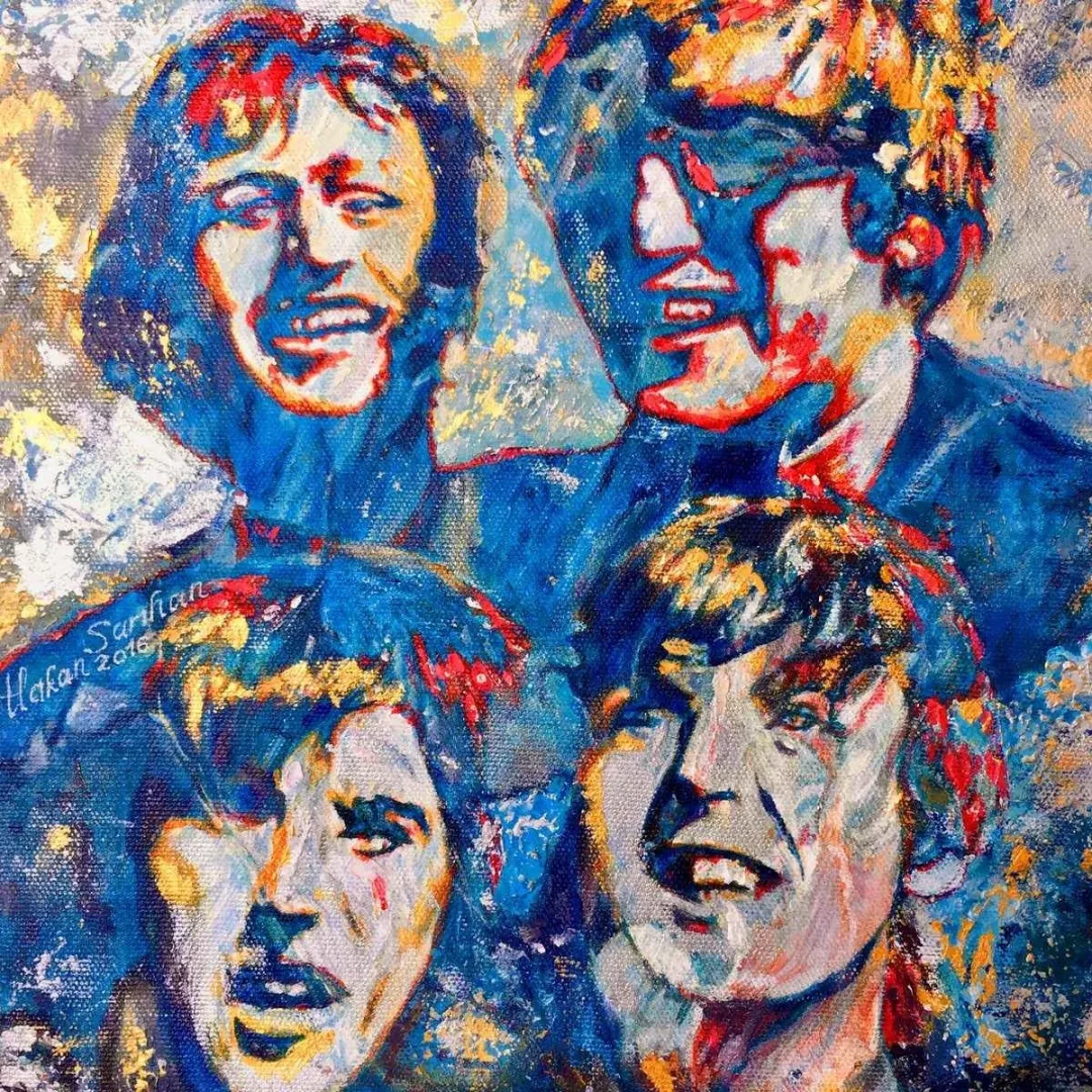 yakınlaştır "My Beatles" eseri HAKAN SARIHAN tarafından 2016 yılında 25x25 cm ölçülerinde Tuval üzeri yağlı boya tekniği ile yapılmıştır.
