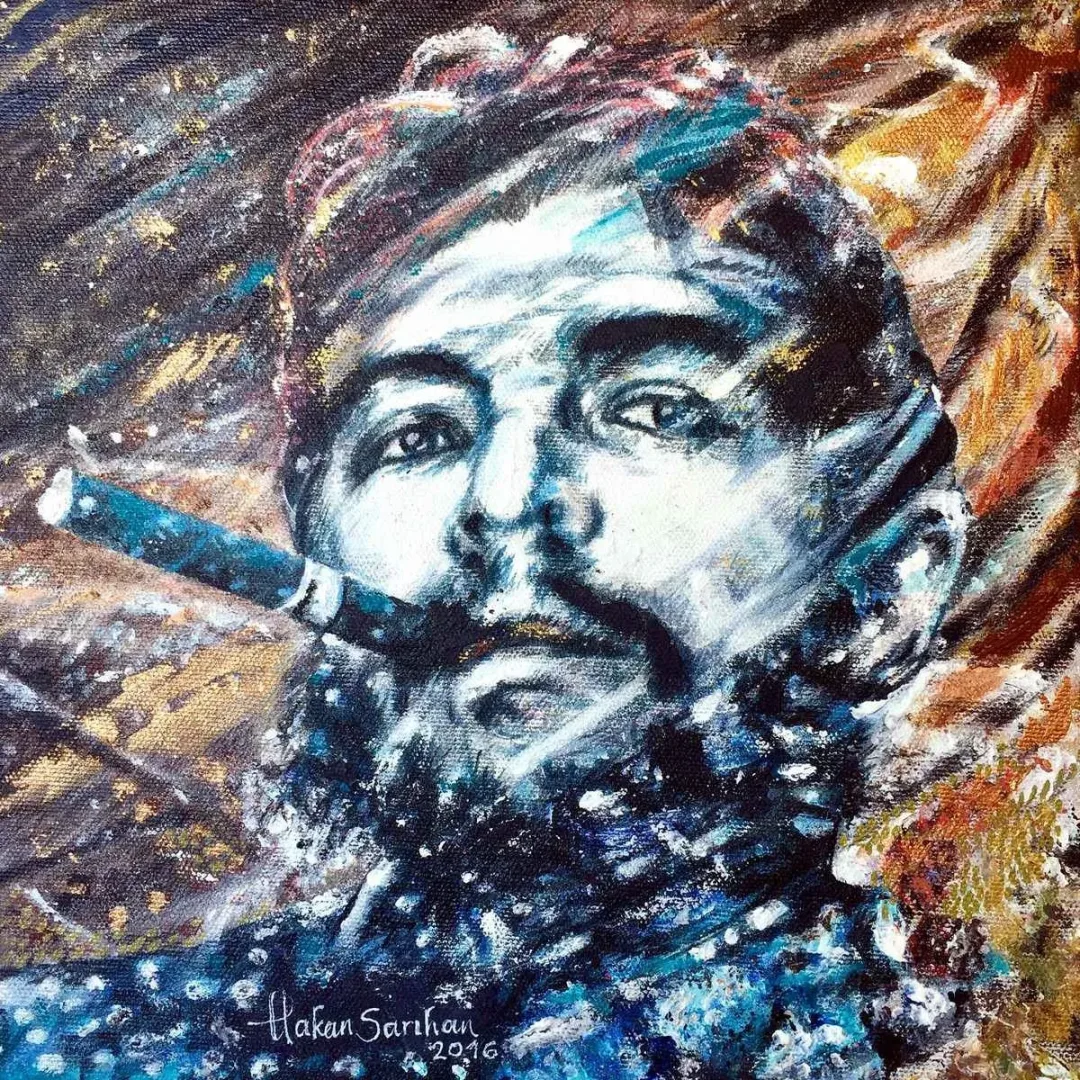 yakınlaştır "My Che" eseri HAKAN SARIHAN tarafından 2016 yılında 25x25 cm ölçülerinde Tuval üzeri yağlı boya tekniği ile yapılmıştır.