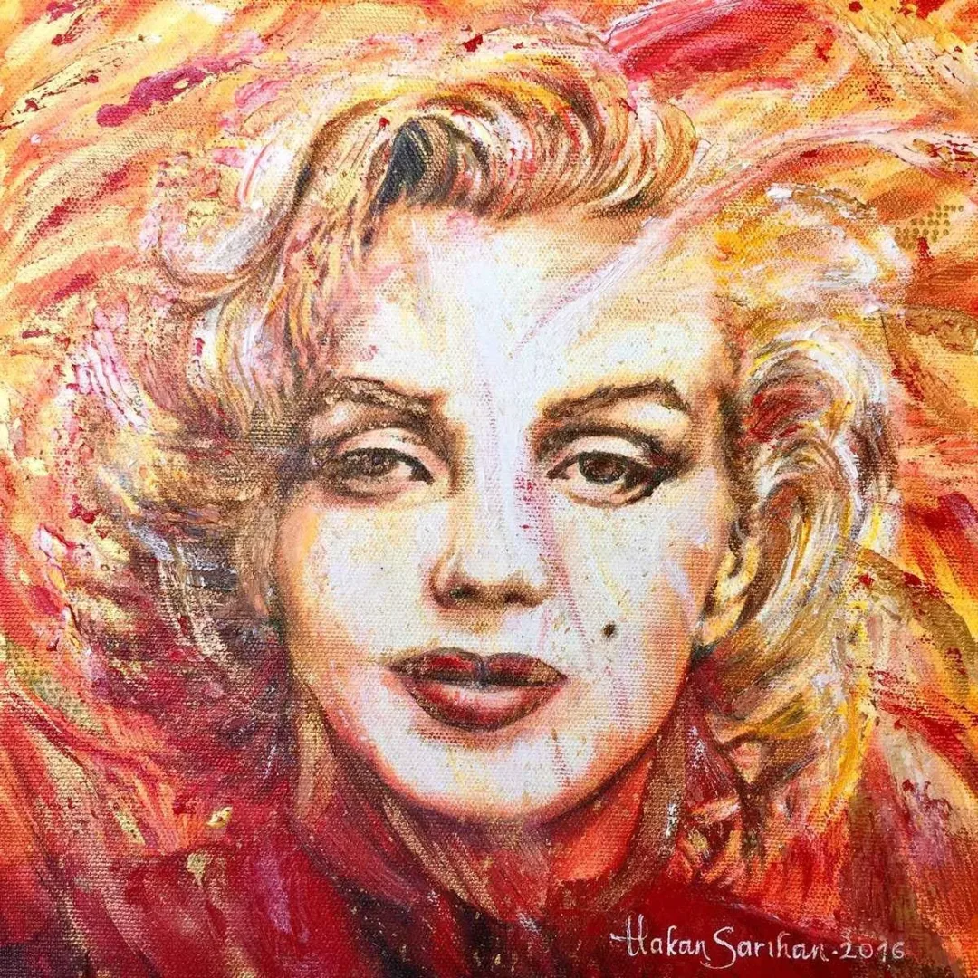 yakınlaştır "My Marilyn" eseri HAKAN SARIHAN tarafından 2016 yılında 25x25 cm ölçülerinde Tuval üzeri yağlı boya tekniği ile yapılmıştır.