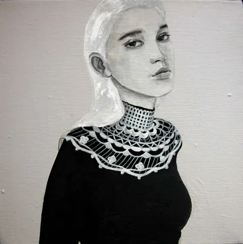 HAMİDE BAŞER — “isimsiz”, 2016 "isimsiz" eseri HAMİDE BAŞER tarafından 2016 yılında 25x25 cm ölçülerinde Tuval üzeri yağlı boya tekniği ile yapılmıştır.