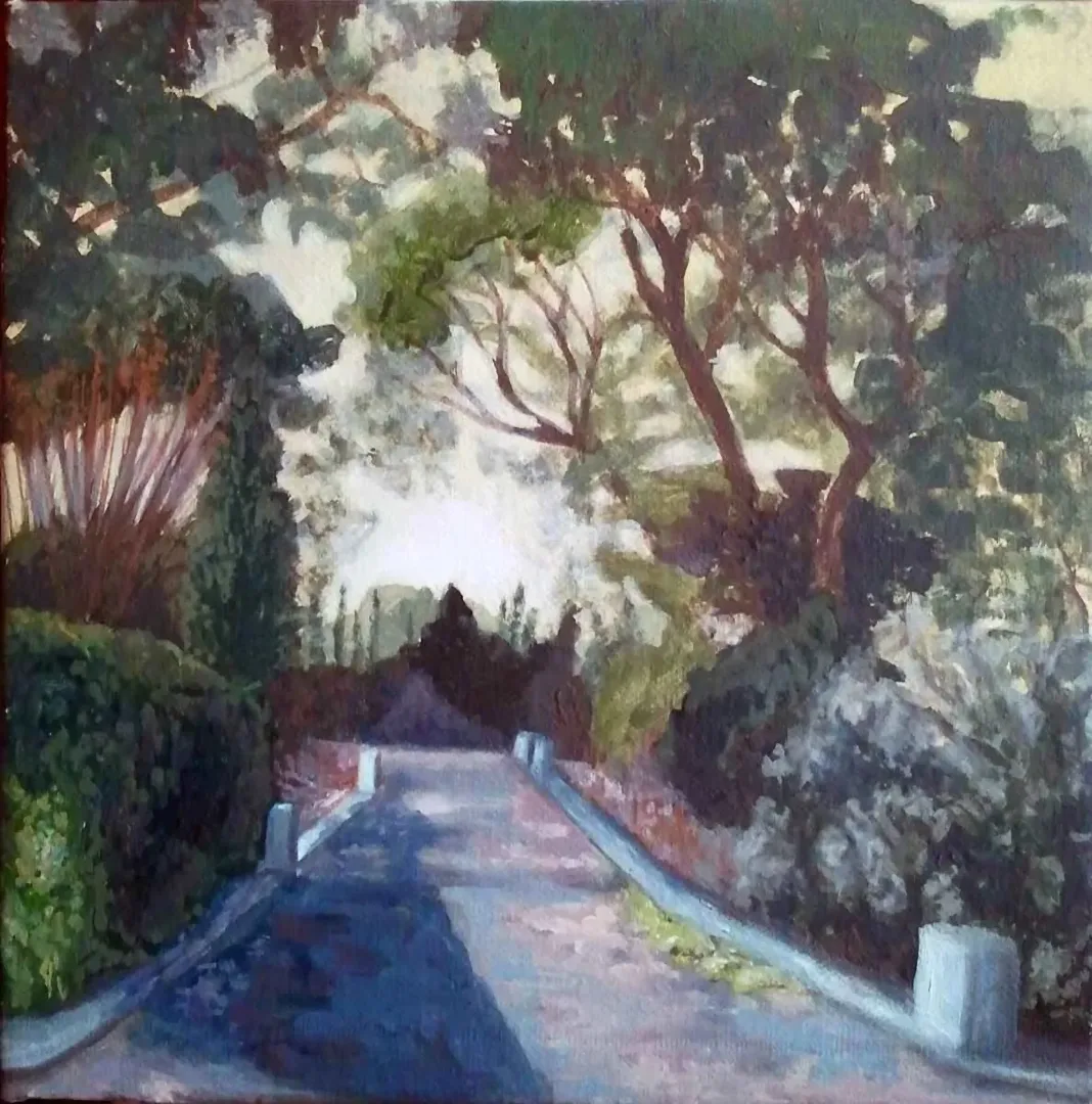 yakınlaştır "bridge and white trees" eseri HATİTZE ACHMET tarafından 2016 yılında 25x25 cm ölçülerinde Tuval üzeri yağlı boya tekniği ile yapılmıştır.