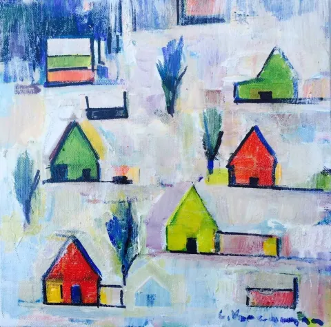 CEVDET KOCAMAN — “isimsiz”, 2016 "isimsiz" eseri CEVDET KOCAMAN tarafından 2016 yılında 25x25 cm ölçülerinde Tuval üzeri yağlı boya tekniği ile yapılmıştır.