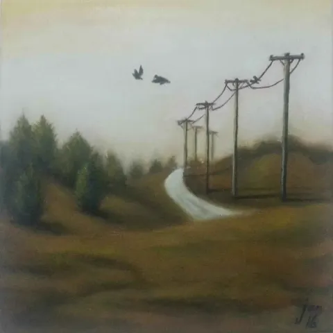 MEKİYE CEYLAN — “isimsiz”, 2016 "isimsiz" eseri MEKİYE CEYLAN tarafından 2016 yılında 25x25 cm ölçülerinde Tuval üzeri yağlı boya tekniği ile yapılmıştır.