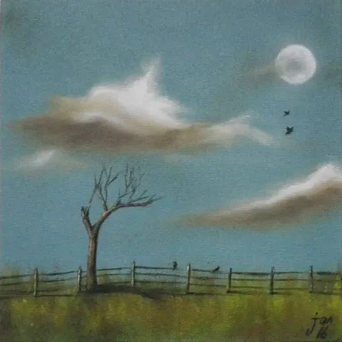 MEKİYE CEYLAN — “isimsiz”, 2016 "isimsiz" eseri MEKİYE CEYLAN tarafından 2016 yılında 25x25 cm ölçülerinde Tuval üzeri yağlı boya tekniği ile yapılmıştır.