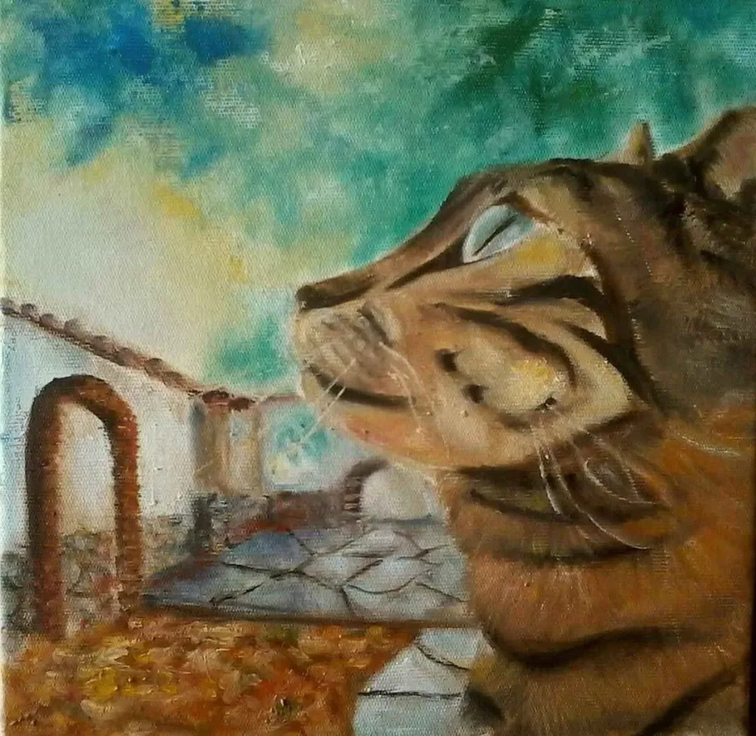 yakınlaştır "isimsiz" eseri NESLİHAN RUGANCI tarafından 2016 yılında 25x25 cm ölçülerinde Tuval üzeri akrilik boya tekniği ile yapılmıştır.