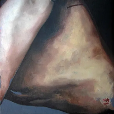 NURGÜL GÜN GÜNEY — “Beden Düzenlemesi”, 2016 "Beden Düzenlemesi" eseri NURGÜL GÜN GÜNEY tarafından 2016 yılında 25x25 cm ölçülerinde Tuval üzeri yağlı boya tekniği ile yapılmıştır.