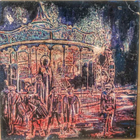 "isimsiz" eseri OĞUZ KALELİ tarafından 2016 yılında 25x25 cm ölçülerinde Tuval üzeri karışık teknik tekniği ile yapılmıştır.
