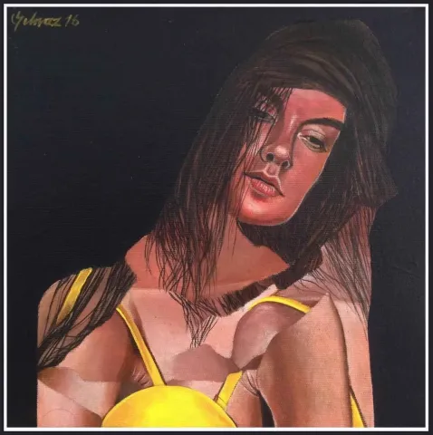 SERDAR YILMAZ — “isimsiz”, 2016 "isimsiz" eseri SERDAR YILMAZ tarafından 2016 yılında 25x25 cm ölçülerinde Tuval üzeri akrilik boya tekniği ile yapılmıştır.