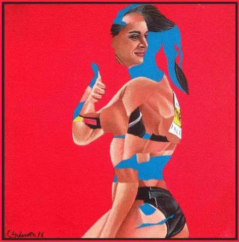 SERDAR YILMAZ — “isimsiz”, 2016 "isimsiz" eseri SERDAR YILMAZ tarafından 2016 yılında 25x25 cm ölçülerinde Tuval üzeri akrilik boya tekniği ile yapılmıştır.