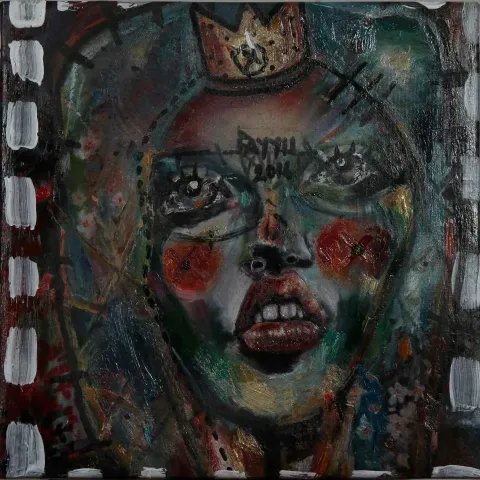 SİBEL PAYYU — “isimsiz”, 2016 "isimsiz" eseri SİBEL PAYYU tarafından 2016 yılında 25x25 cm ölçülerinde Tuval üzeri yağlı boya tekniği ile yapılmıştır.