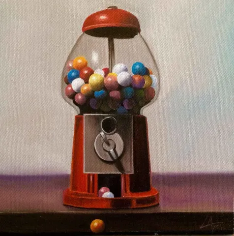 UĞUR AVCI — “isimsiz”, 2016 "isimsiz" eseri UĞUR AVCI tarafından 2016 yılında 25x25 cm ölçülerinde Tuval üzeri yağlı boya tekniği ile yapılmıştır.