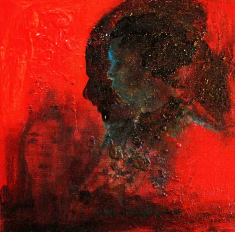 ASİYE SARIOĞLU — “isimsiz”, 2016 "isimsiz" eseri ASİYE SARIOĞLU tarafından 2016 yılında 25x25 cm ölçülerinde Tuval üzeri yağlı boya tekniği ile yapılmıştır.