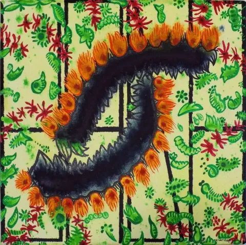 "Ya da" eseri AZİME SARITOPRAK tarafından 2016 yılında 25x25 cm ölçülerinde Tuval üzeri akrilik boya tekniği ile yapılmıştır.