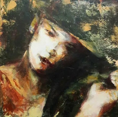 "isimsiz" eseri FEYZA SOYDAN tarafından 2016 yılında 25x25 cm ölçülerinde Tuval üzeri yağlı boya tekniği ile yapılmıştır.