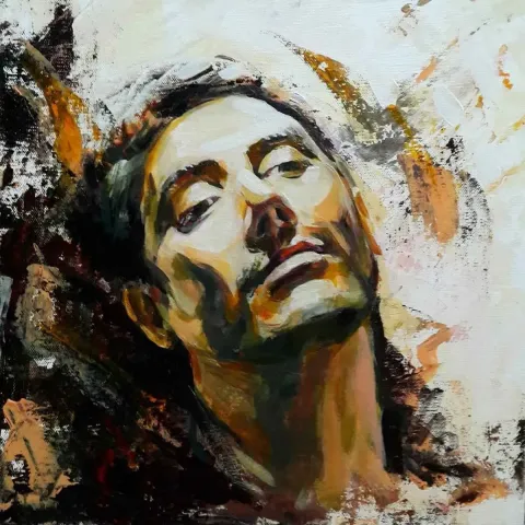 "isimsiz" eseri FEYZA SOYDAN tarafından 2016 yılında 25x25 cm ölçülerinde Tuval üzeri yağlı boya tekniği ile yapılmıştır.