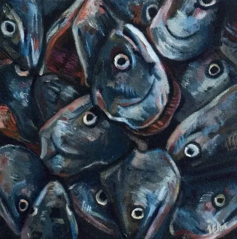 İNCİ ELBİR — “isimsiz”, 2016 "isimsiz" eseri İNCİ ELBİR tarafından 2016 yılında 25x25 cm ölçülerinde Tuval üzeri yağlı boya tekniği ile yapılmıştır.
