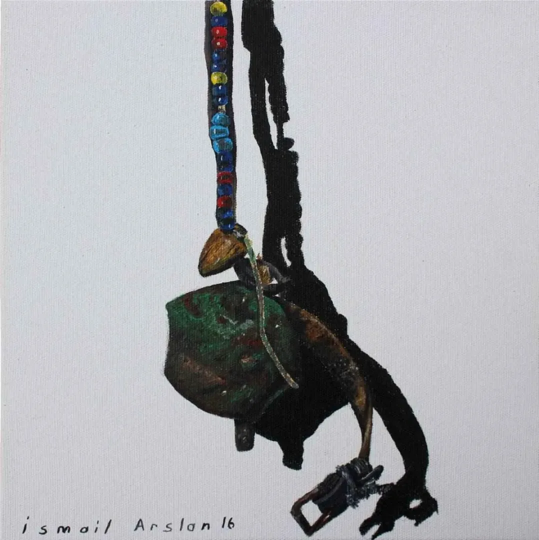 "isimsiz" eseri İSMAİL ARSLAN tarafından 2016 yılında 25x25 cm ölçülerinde Tuval üzeri akrilik boya tekniği ile yapılmıştır.