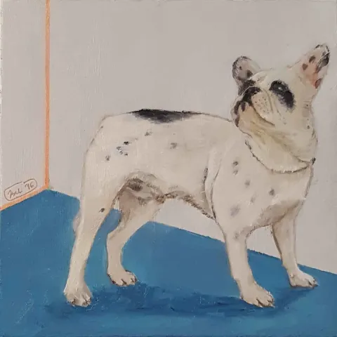 IŞIL GÜLEÇYÜZ — “Figür Üzerine Çeşitlemeler”, 2016 "Figür Üzerine Çeşitlemeler" eseri IŞIL GÜLEÇYÜZ tarafından 2016 yılında 25x25 cm ölçülerinde Tuval üzeri karışık teknik tekniği ile yapılmıştır.