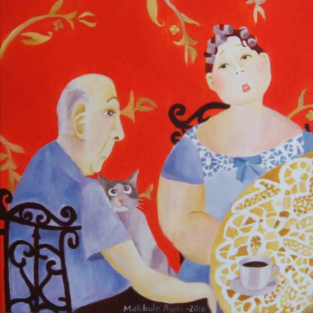 yakınlaştır "isimsiz" eseri MAKBULE AYAZ tarafından 2016 yılında 25x25 cm ölçülerinde Tuval üzeri yağlı boya tekniği ile yapılmıştır.