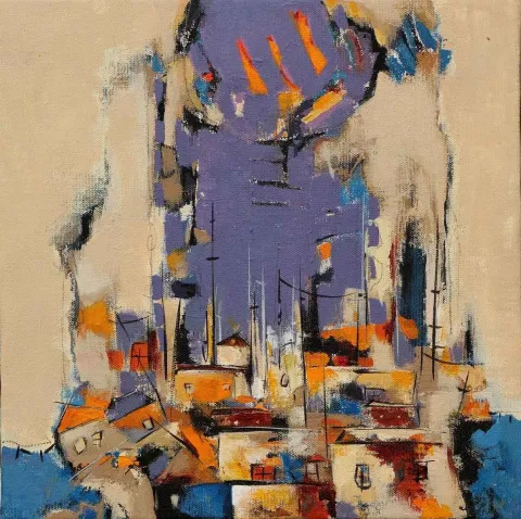 NACİYE BOZDOĞAN AKBAŞ — “isimsiz”, 2016 "isimsiz" eseri NACİYE BOZDOĞAN AKBAŞ tarafından 2016 yılında 25x25 cm ölçülerinde Tuval üzeri yağlı boya tekniği ile yapılmıştır.