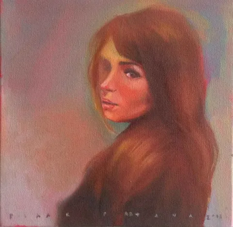 "isimsiz" eseri PINAR PARTANAZ tarafından 2016 yılında 25x25 cm ölçülerinde Tuval üzeri yağlı boya tekniği ile yapılmıştır.