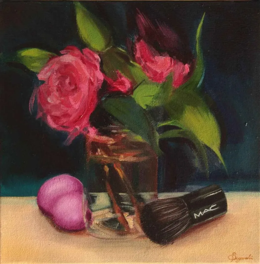 "isimsiz" eseri ŞEYMA BAŞARAN tarafından 2016 yılında 25x25 cm ölçülerinde Tuval üzeri yağlı boya tekniği ile yapılmıştır.
