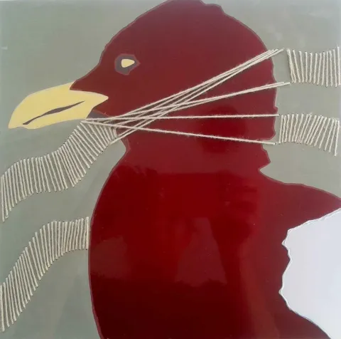 TALİN ARAT — “isimsiz”, 2016 "isimsiz" eseri TALİN ARAT tarafından 2016 yılında 25x25 cm ölçülerinde Karışık teknik tekniği ile yapılmıştır.